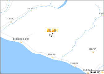 map of Bushi