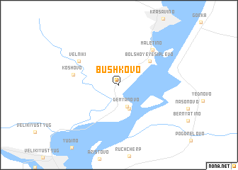 map of Bushkovo