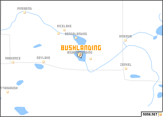 map of Bush Landing