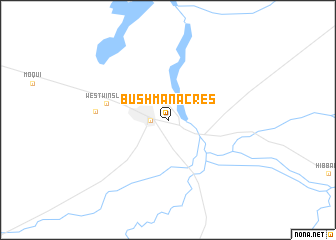 map of Bushman Acres