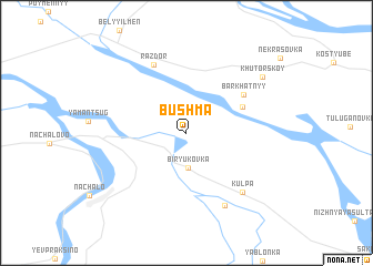 map of Bushma