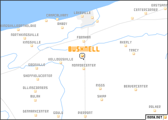 map of Bushnell