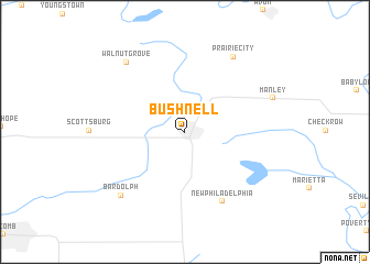 map of Bushnell