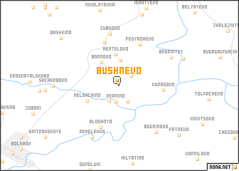 map of Bushnëvo