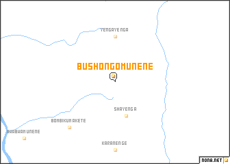 map of Bushongo-Munene