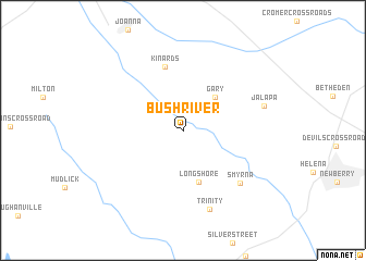 map of Bush River