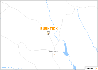 map of Bushtick