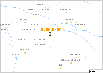 map of Bushuikha