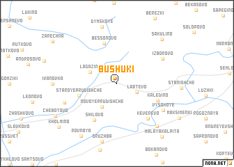 map of Bushuki