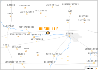 map of Bushville