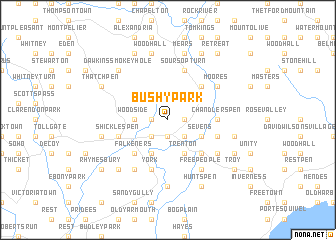 map of Bushy Park