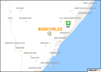 map of Bushyvales