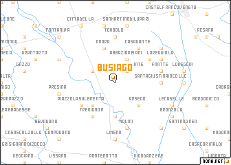 map of Busiago