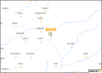 map of Busie