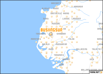 map of Busiing Sur