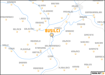 map of Busilci