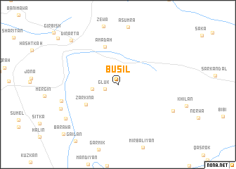 map of Būsil