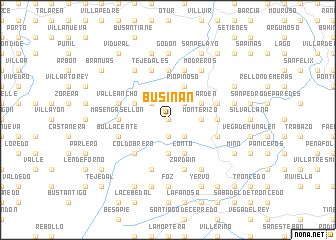 map of Businán