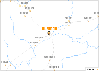 map of Businga