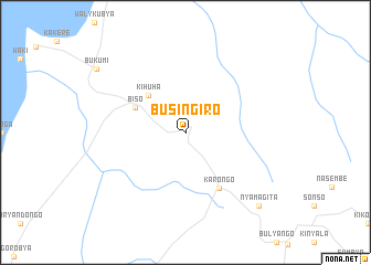 map of Busingiro
