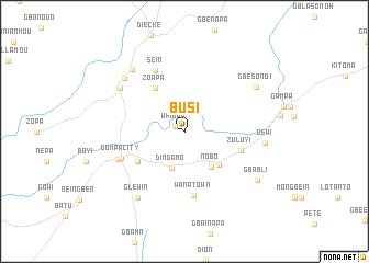 map of Busi