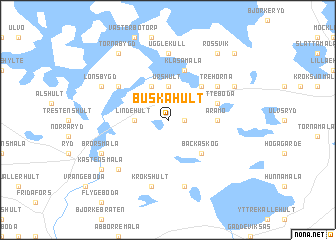 map of Buskahult