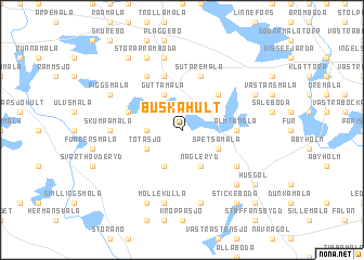 map of Buskahult