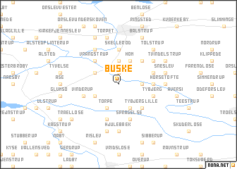 map of Buske