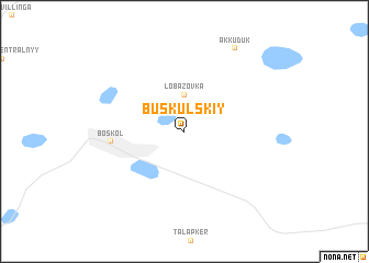 map of Buskulʼskiy