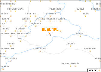 map of Buslavl\