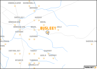 map of Busleey
