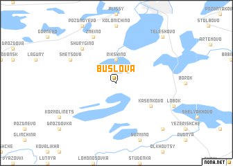 map of Buslova