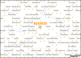 map of Busmeón