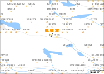 map of Busmor