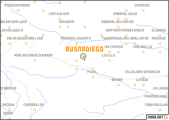 map of Busnadiego