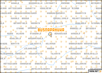 map of Busnapahuwa