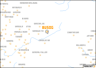 map of Busog