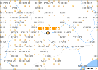 map of Busomabina