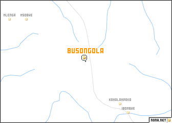 map of Busongola