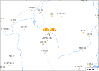 map of Busong