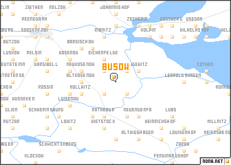 map of Busow