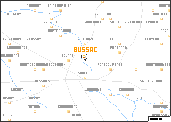 map of Bussac