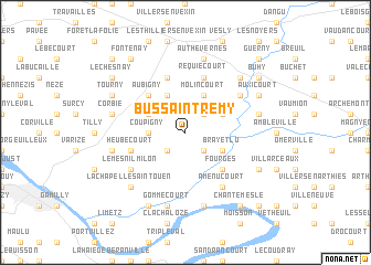map of Bus-Saint-Rémy