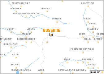 map of Bussang