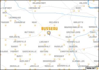 map of Busseau