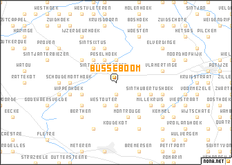 map of Busseboom