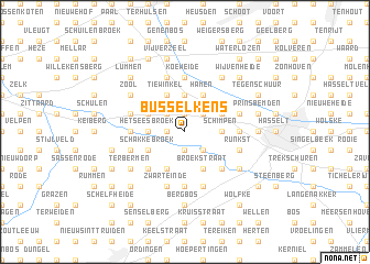 map of Busselkens