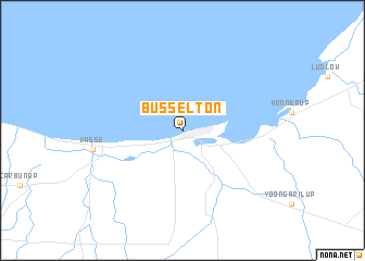 map of Busselton