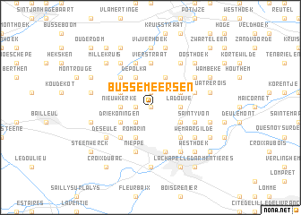 map of Bussemeersen