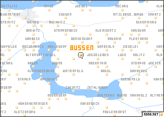 map of Büssen